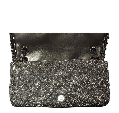 Crystal Chanel Bag with Swarovski Crystals