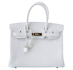 Hermès Birkin 30 White bag GHW