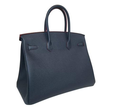 Hermès Birkin Bag Bleu Indigo Bi-Color Back