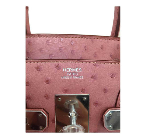 ostrich skin hermes