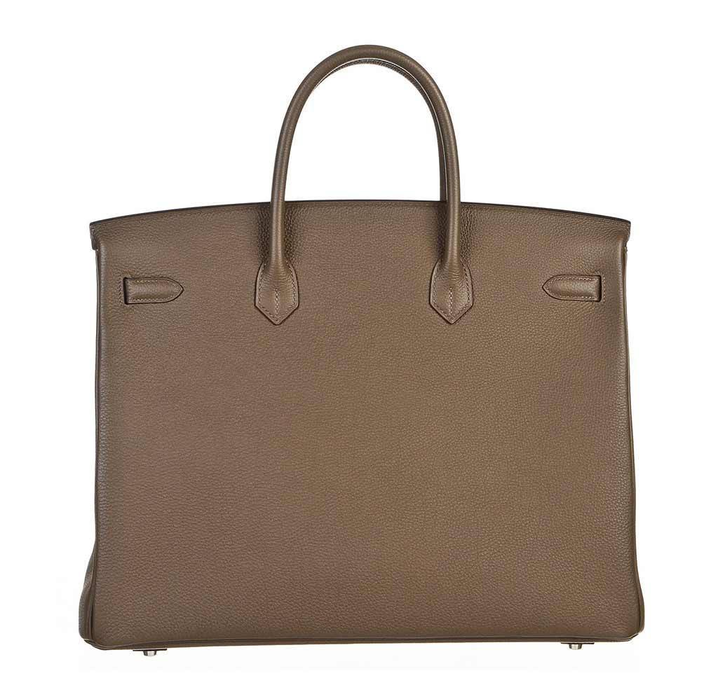Hermès Birkin 40 Taupe PHW - Togo Leather | Baghunter