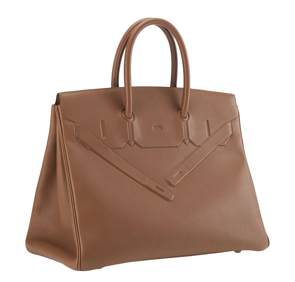 Hermès Birkin 35 Alezan Shadow Bag 
