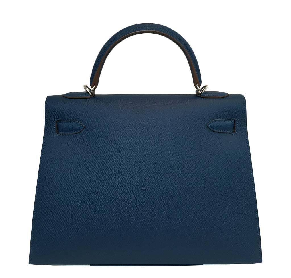 Hermès Kelly 32 Flag Sellier Bag Bi-Color Limited Edition | Baghunter