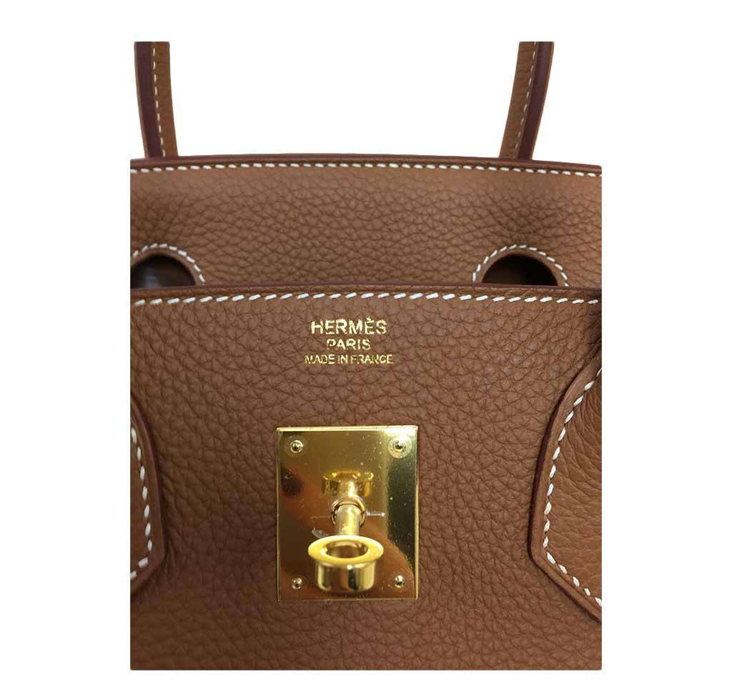 Hermès Birkin 30 Gold - Togo Leather GHW | Baghunter