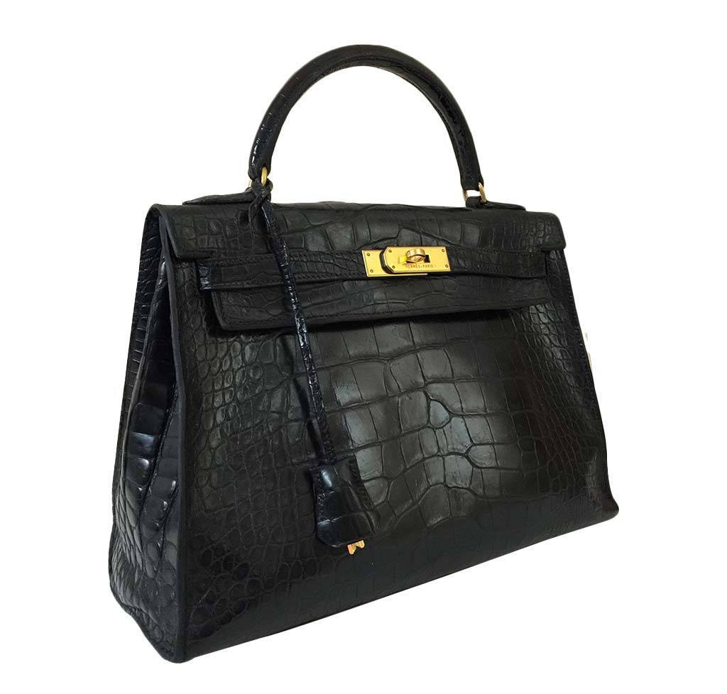 hermes kelly croc