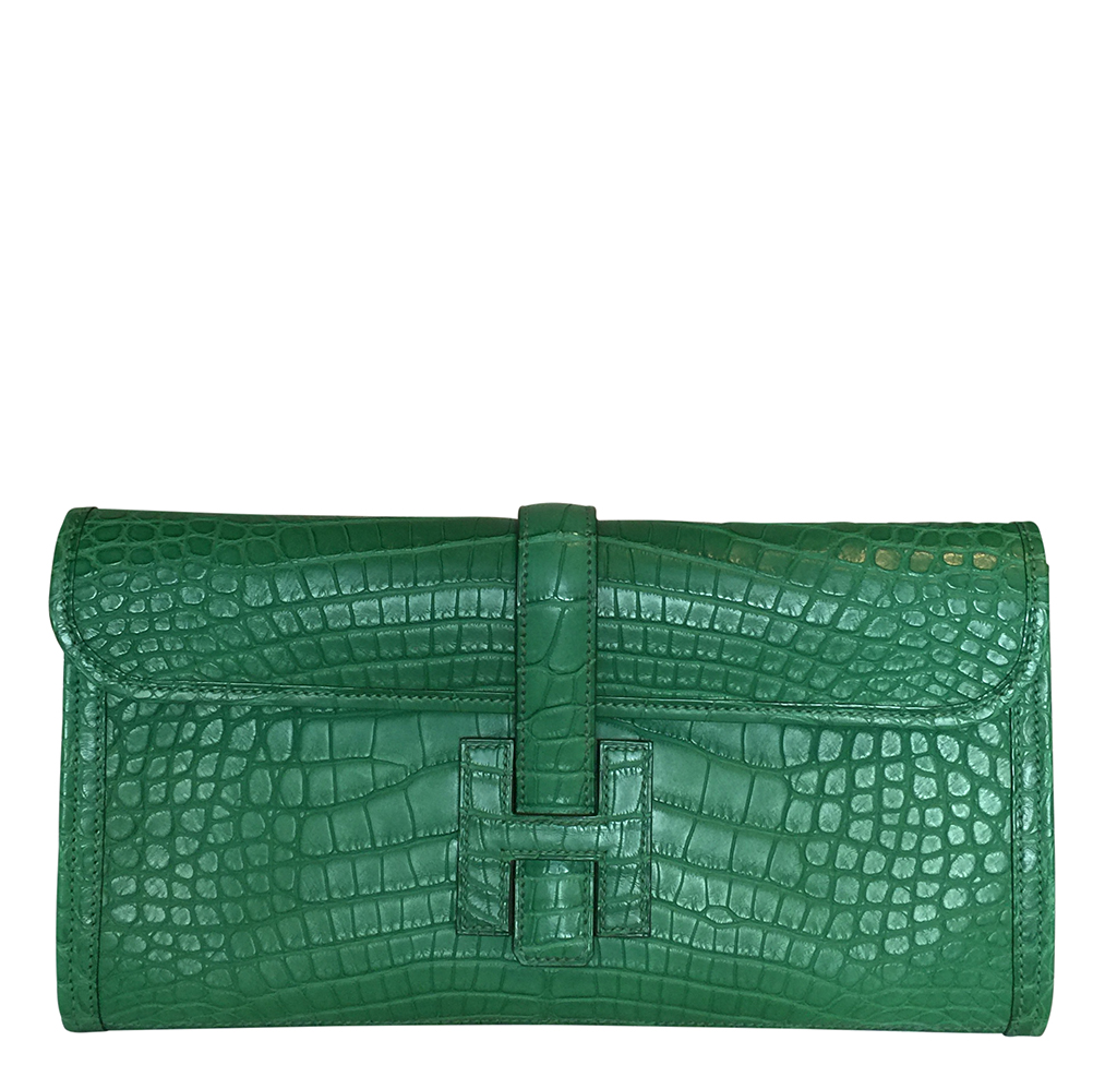 hermes clutch crocodile