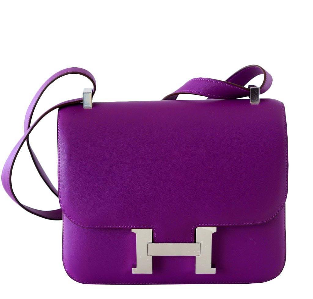 Hermès Constance 24 Anemone Swift Leather PHW Baghunter