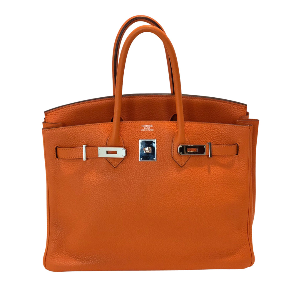 hermes togo orange birkin