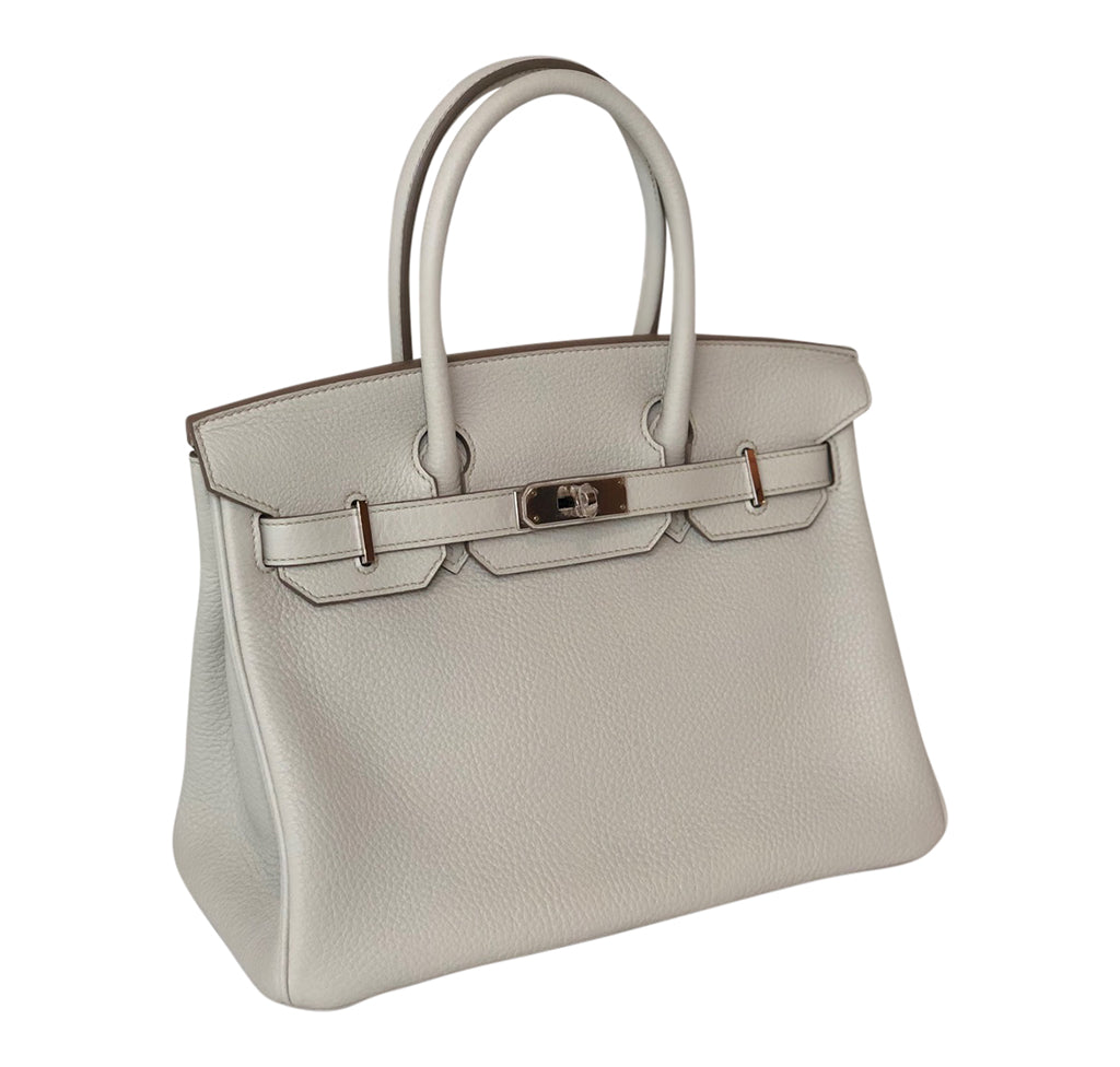Hermès Birkin 30cm Gris Perle Togo Palladium Hardware Bag | Baghunter