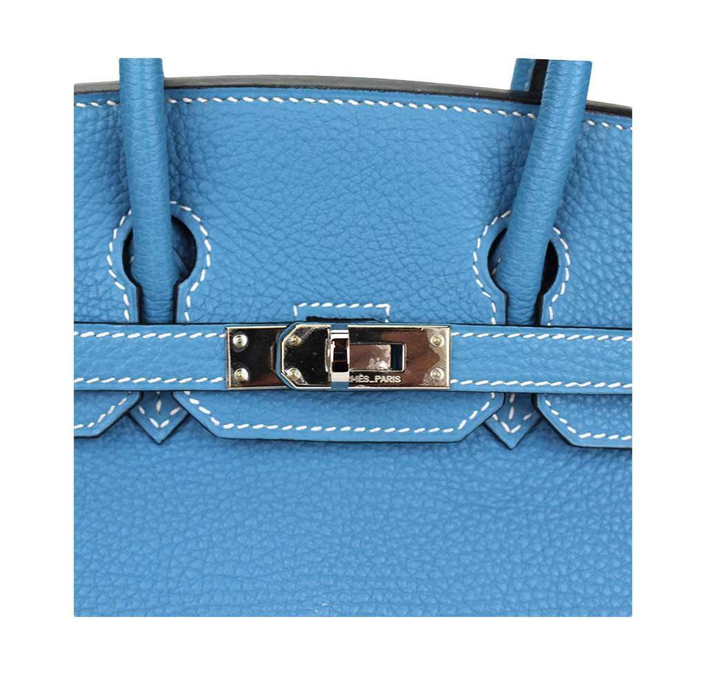 Hermès Birkin 25 Blue Jean - Epsom Leather PHW | Baghunter