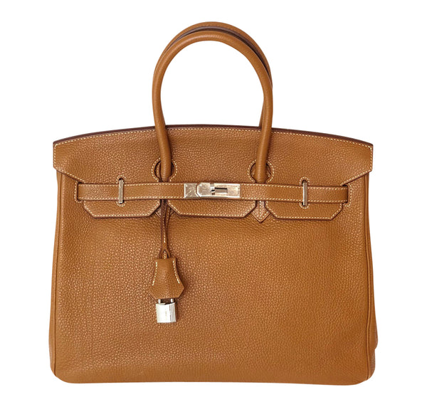 Hermès Birkin 35cm Bag Gold Togo Palladium Hardware | Baghunter