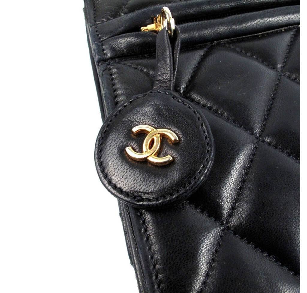 Chanel Maxi Shoulder Bag Black - Lambskin Leather GHW | Baghunter