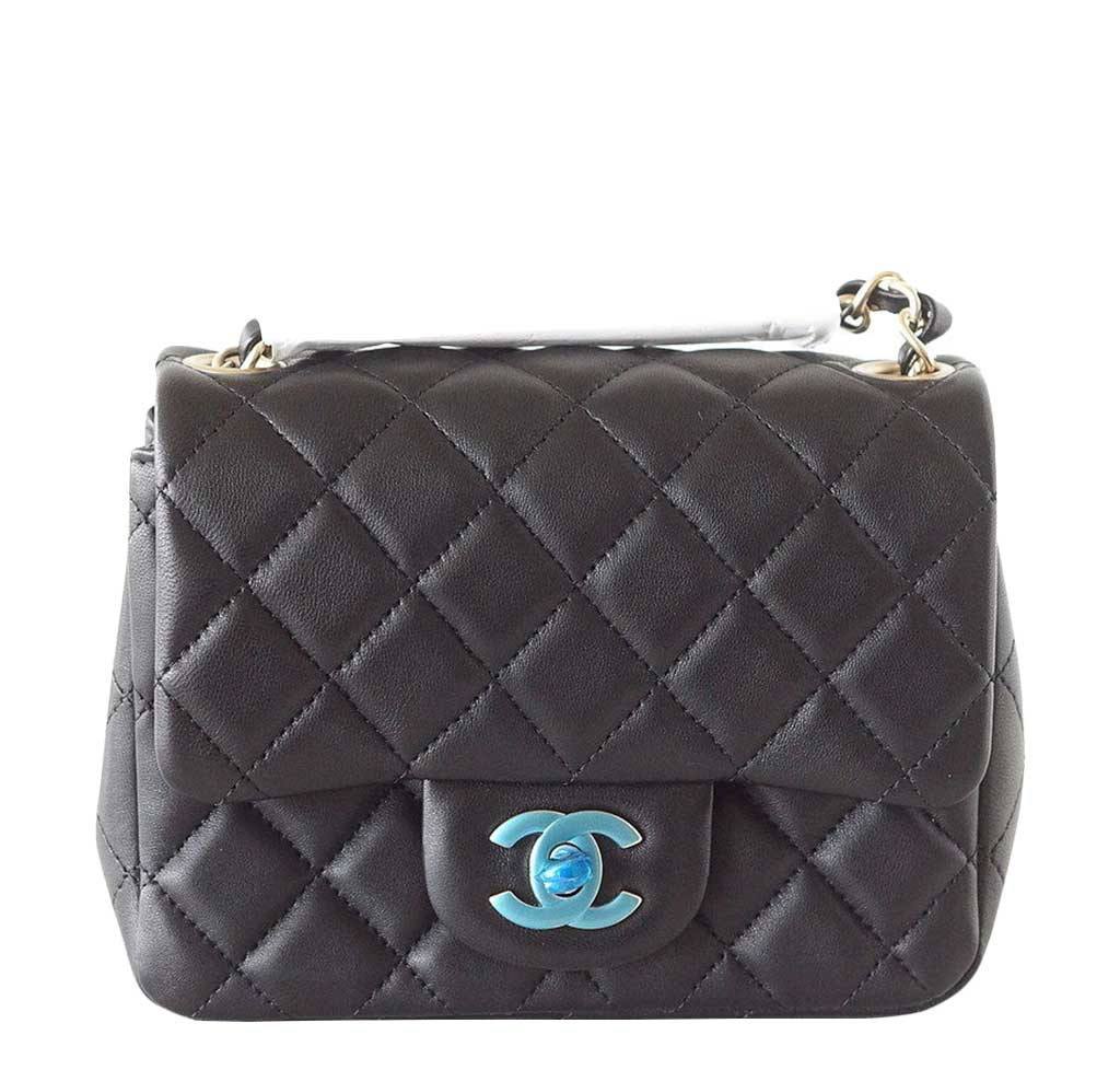 Chanel Mini Square Flap Bag Black - Very Exclusive | Baghunter