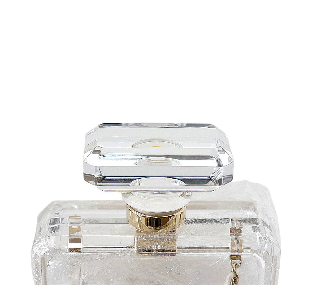 Chanel Clear Plexiglass Perfume Bottle Bag | Baghunter