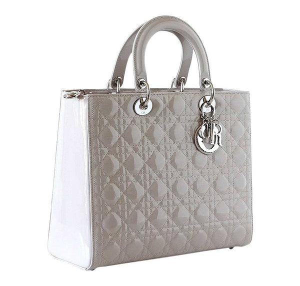 Christian Dior Lady Dior Bag Pearl Grey - Very Rare | Baghunter
