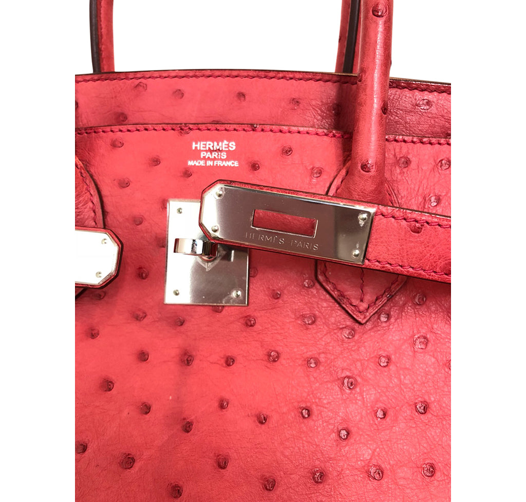 ostrich skin birkin