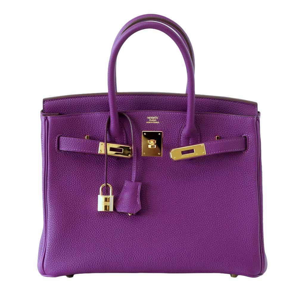 Hermès Birkin 30 Anemone Togo Leather - Super Rare | Baghunter