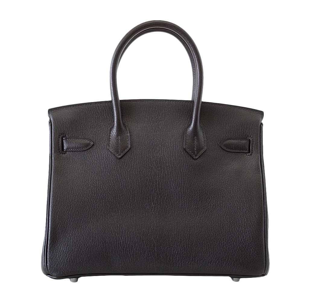 Hermès Birkin 30 Bag Black Chevre PHW | Baghunter