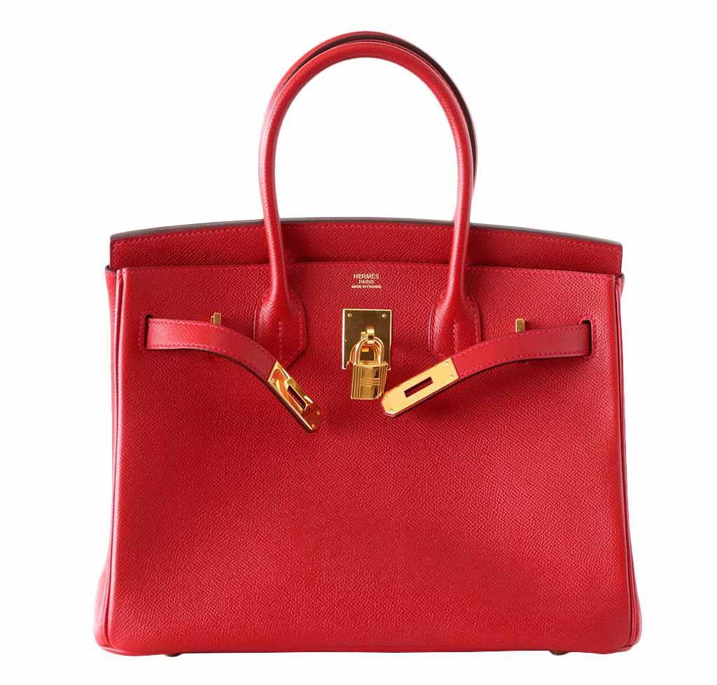 Hermès Birkin 30 Rouge Casaque - Epsom Leather | Baghunter