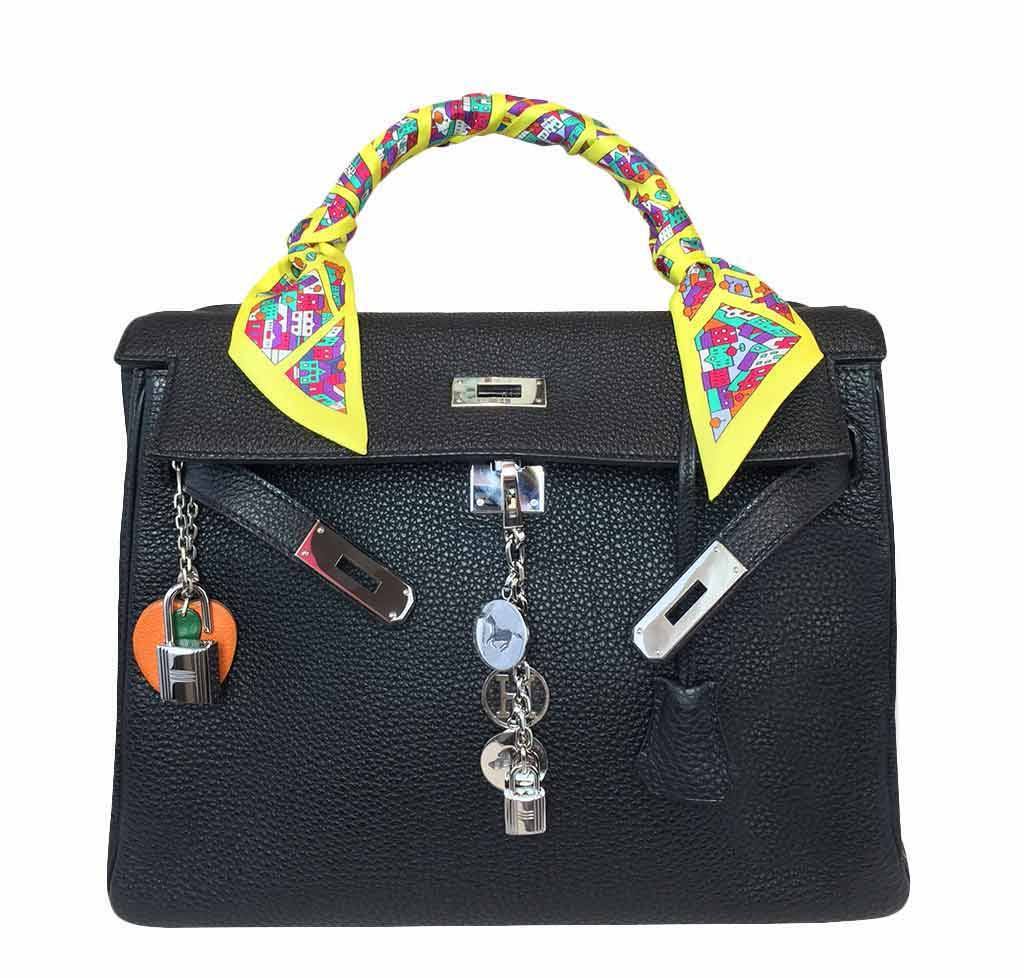 Hermes Kelly 32 Bleu Zanzibar Alec Monopoly Handbag