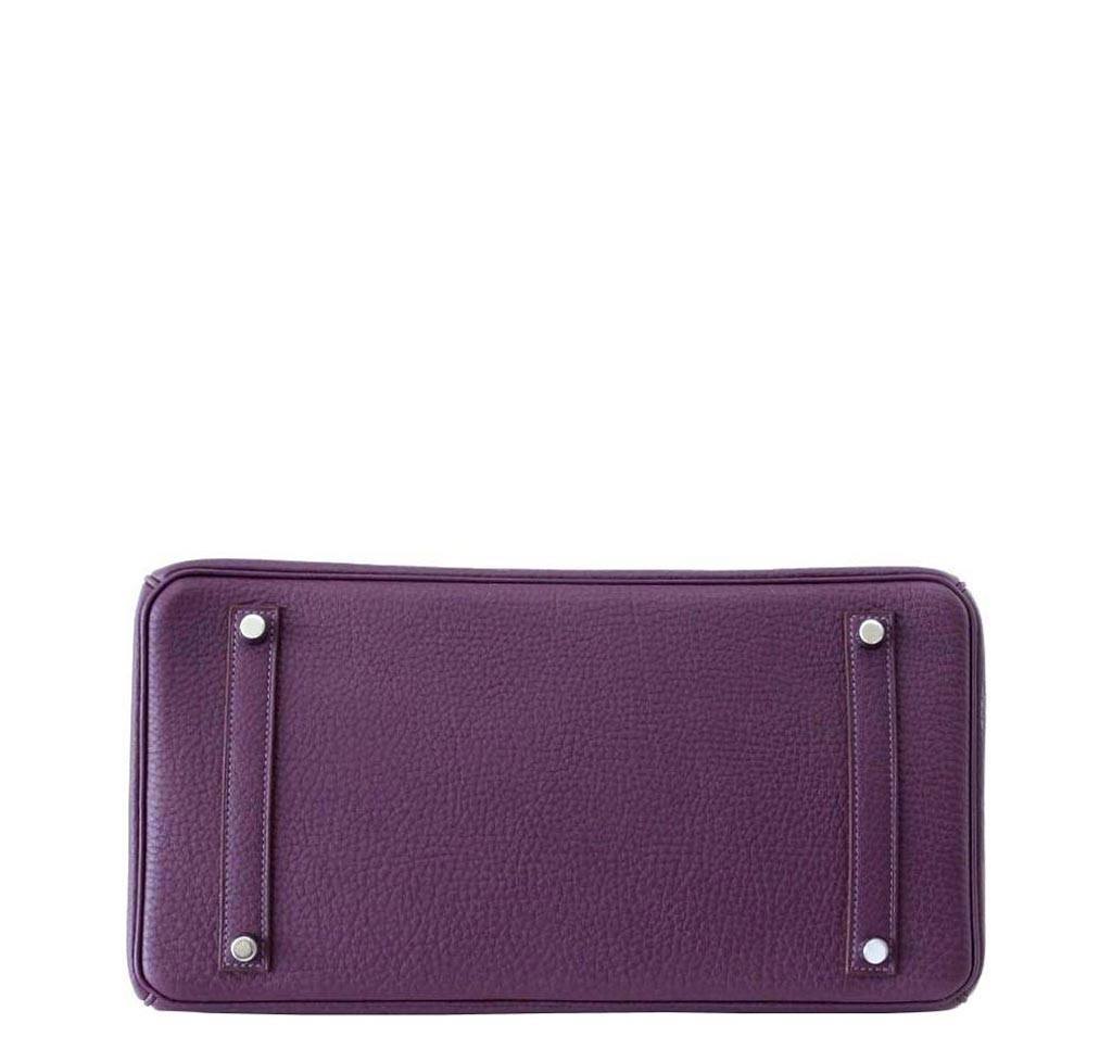 Hermès Birkin 35 Cassis (purple) Palladium Hardware | Baghunter