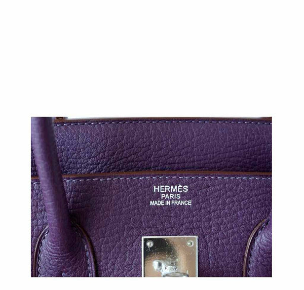 Hermès Birkin 35 Cassis (purple) Palladium Hardware | Baghunter