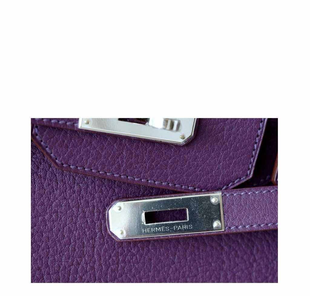 hermes birkin purple