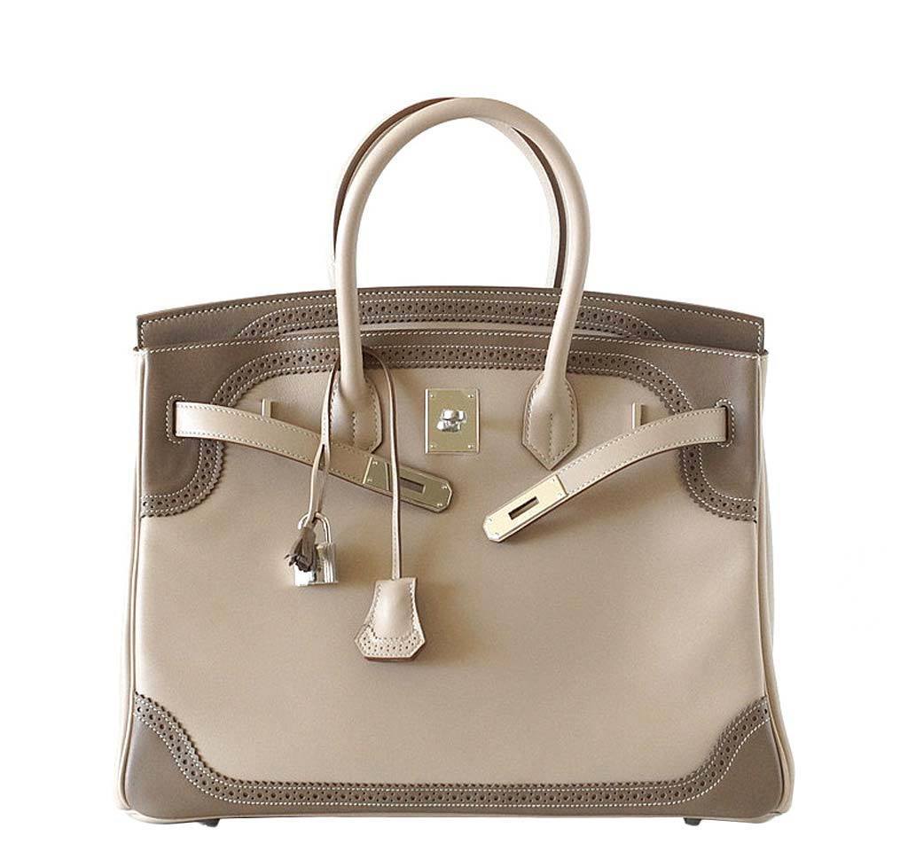 Hermès Birkin 35 Bag Ghillies w 