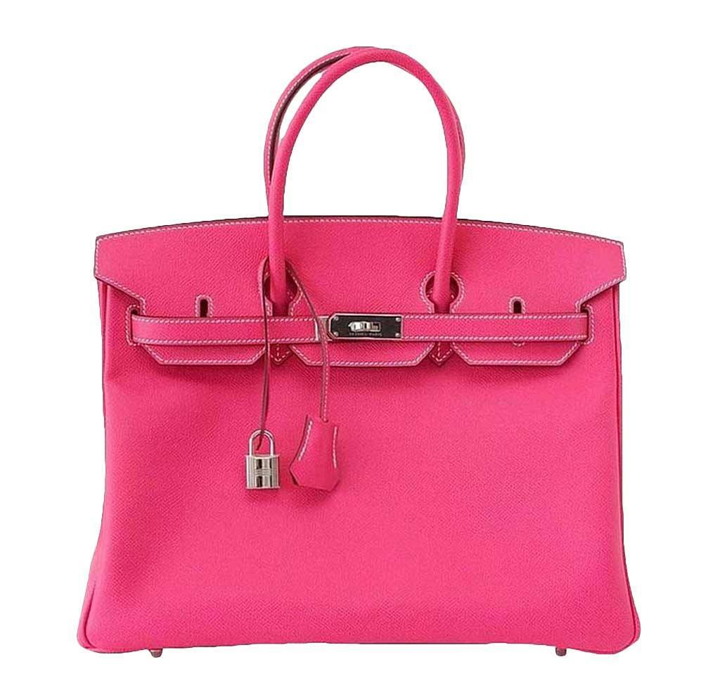 hermes pink bag