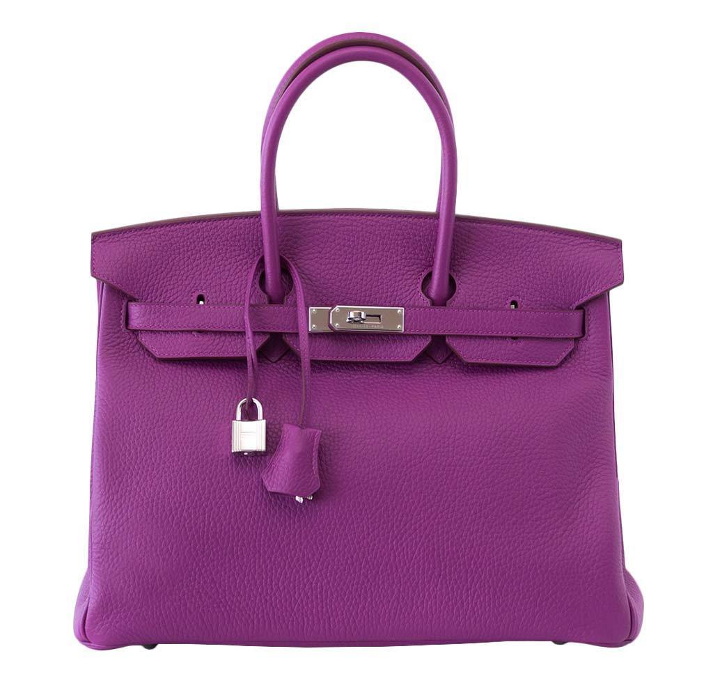 Hermès Birkin 35 Tosca Special Order Horseshoe Bag - Clemence | Baghunter