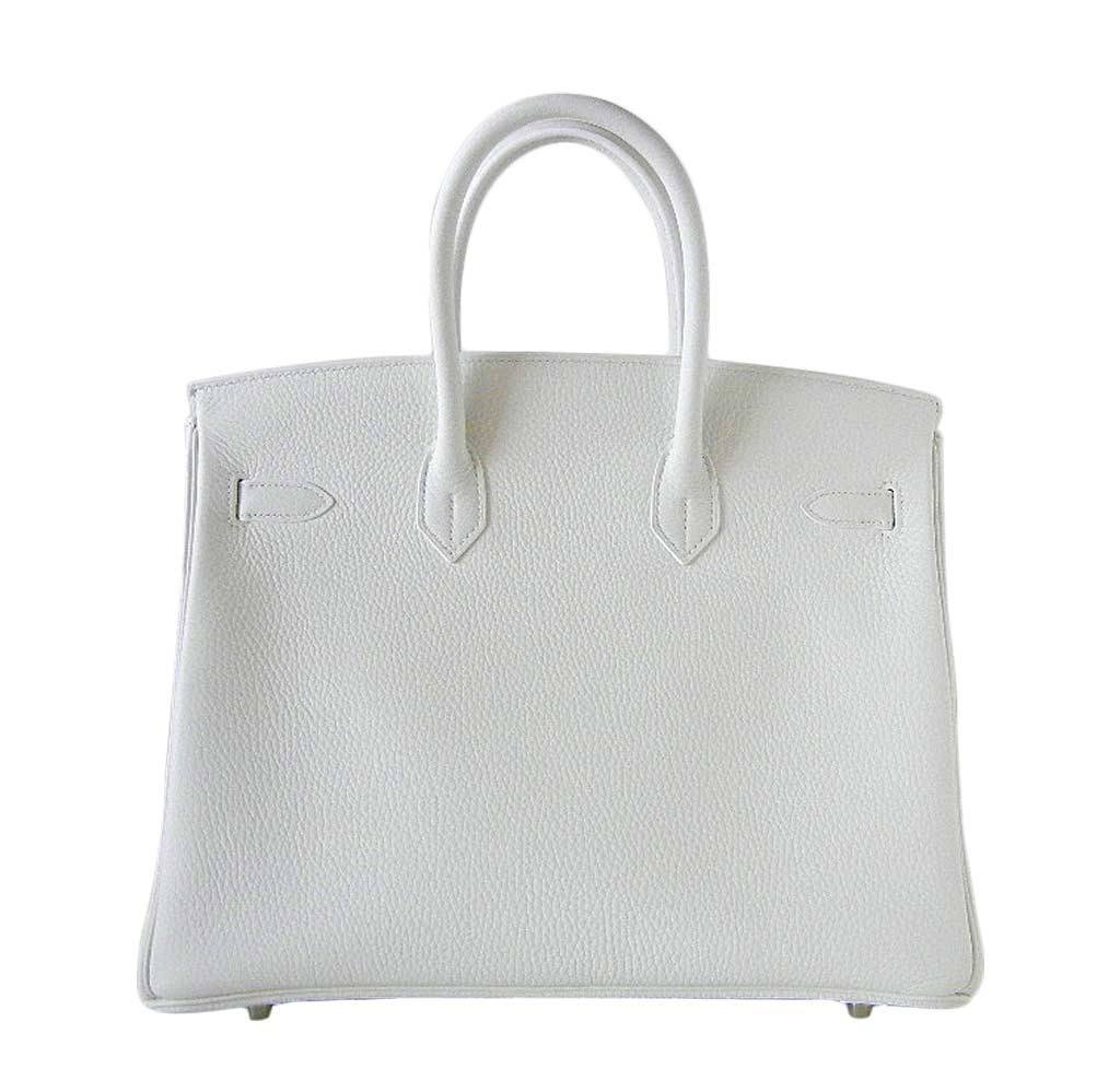 Hermès Birkin 35 White Club Bag PHW | Baghunter