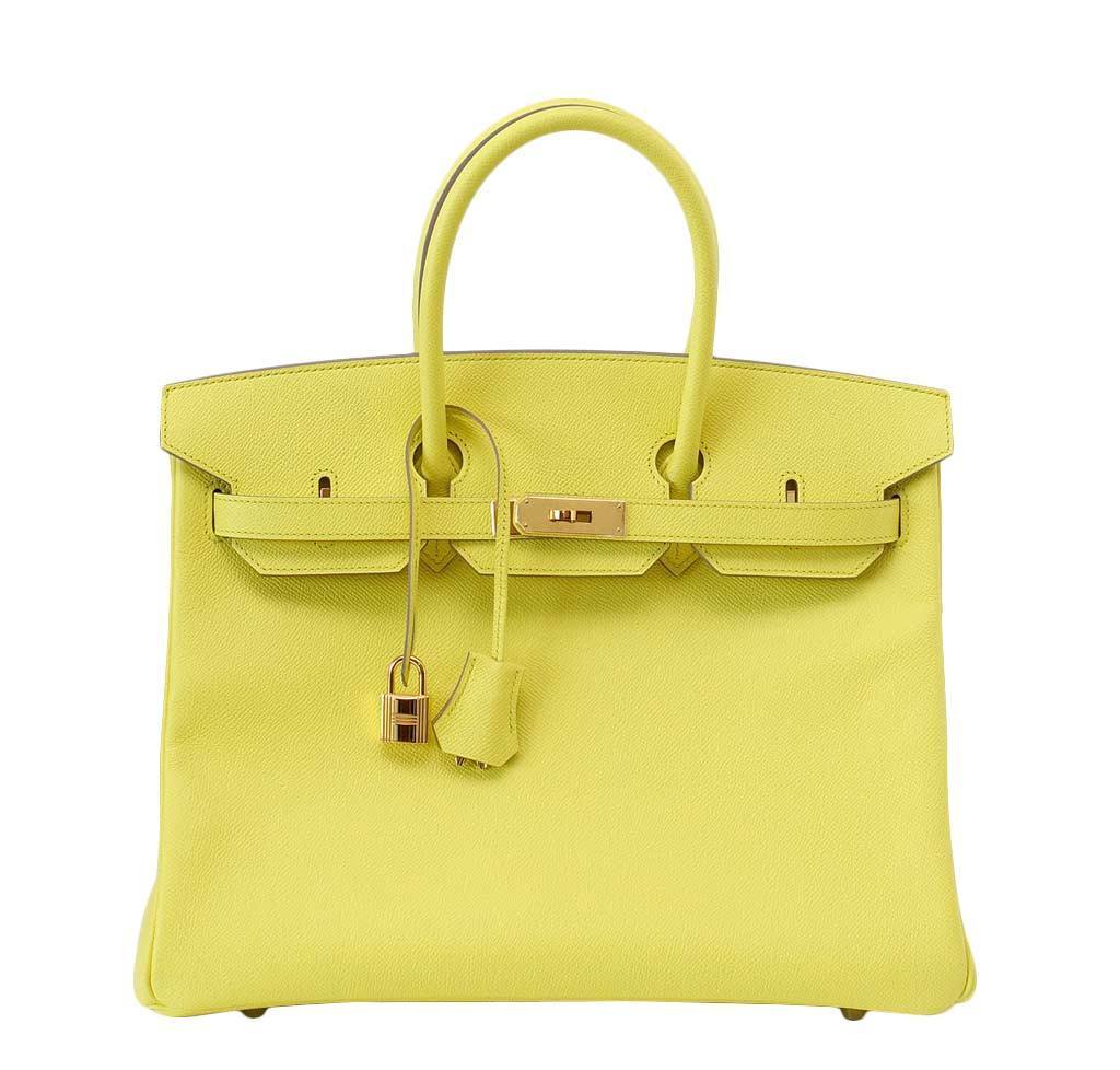 Hermès Birkin 35 Souffre (yellow) w 