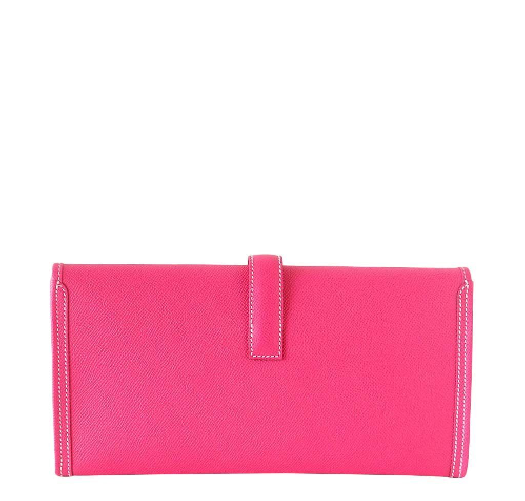 Hermès Jige 29 Rose Tyrien Clutch - Epsom Leather | Baghunter