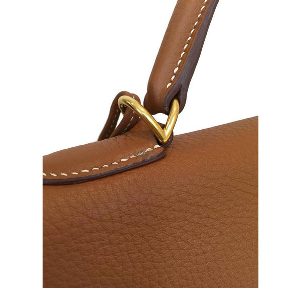 Hermès Kelly 40 Gold Clemence Leather - GHW | Baghunter