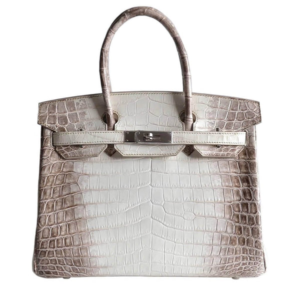 Hermès Birkin 30 Himalayan Niloticus Crocodile Bag | Baghunter