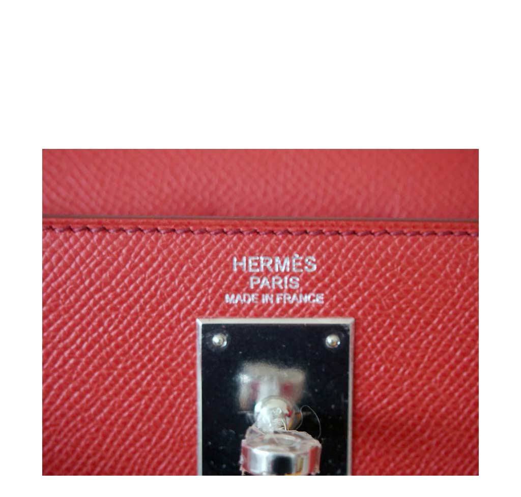 Hermès Kelly 32 Sellier Flag Red Pink Bag | Baghunter