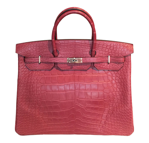 Hermès Alligator Birkin Bag Fuchsia 40cm | Baghunter