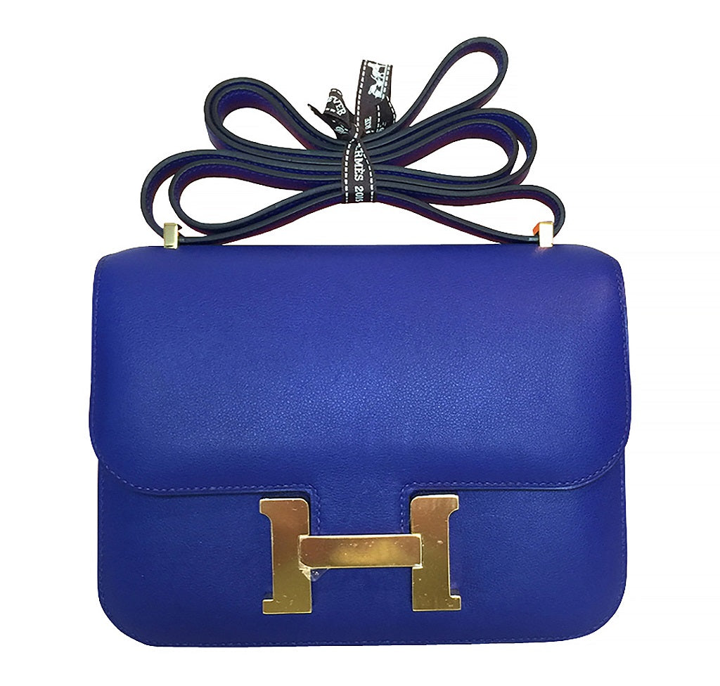 hermes blue purse