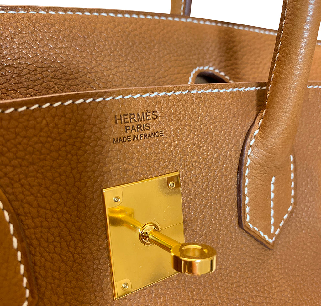 Hermès Birkin 30 Barenia Faubourg Fauve GHW Bag | Baghunter