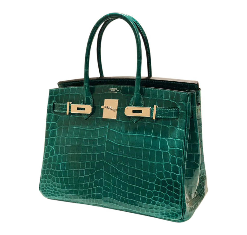 Hermès Birkin 30 Bag Emeraude Green 