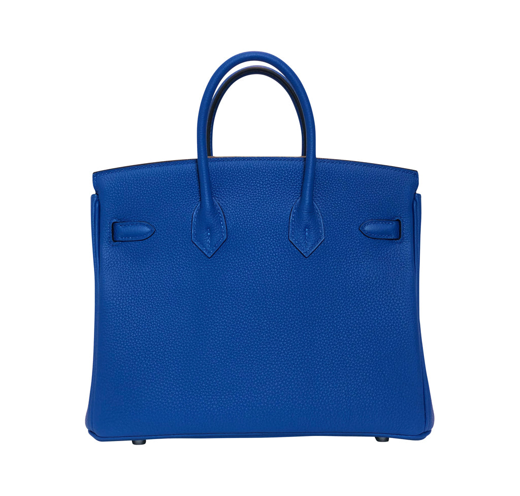 Hermès Birkin 25 Togo Bleu Zellige Bag 