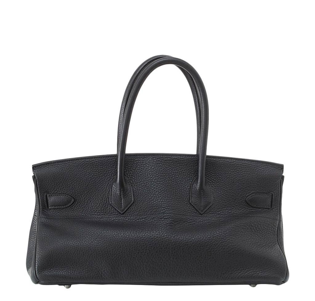 Hermès Birkin JPG Shoulder Bag - Clemence Leather Black | Baghunter