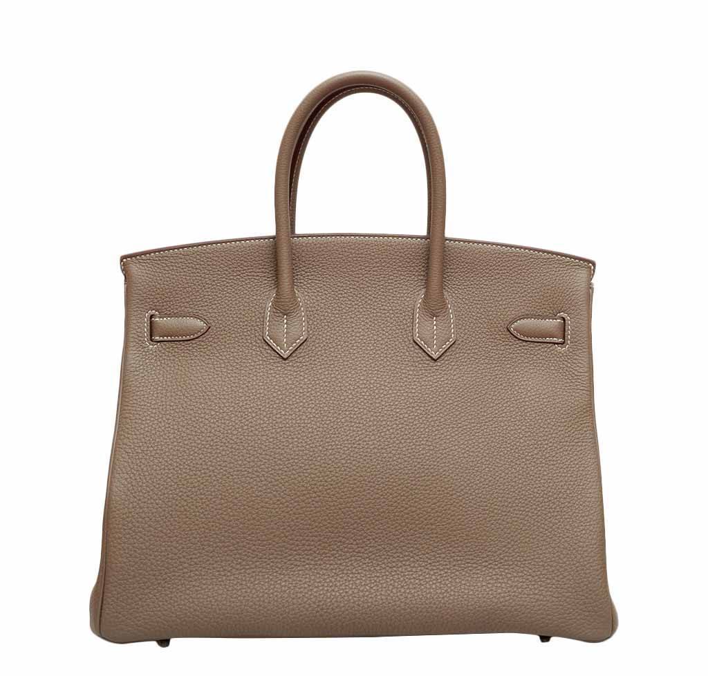 Hermès Birkin 35 Etoupe - Togo Leather 