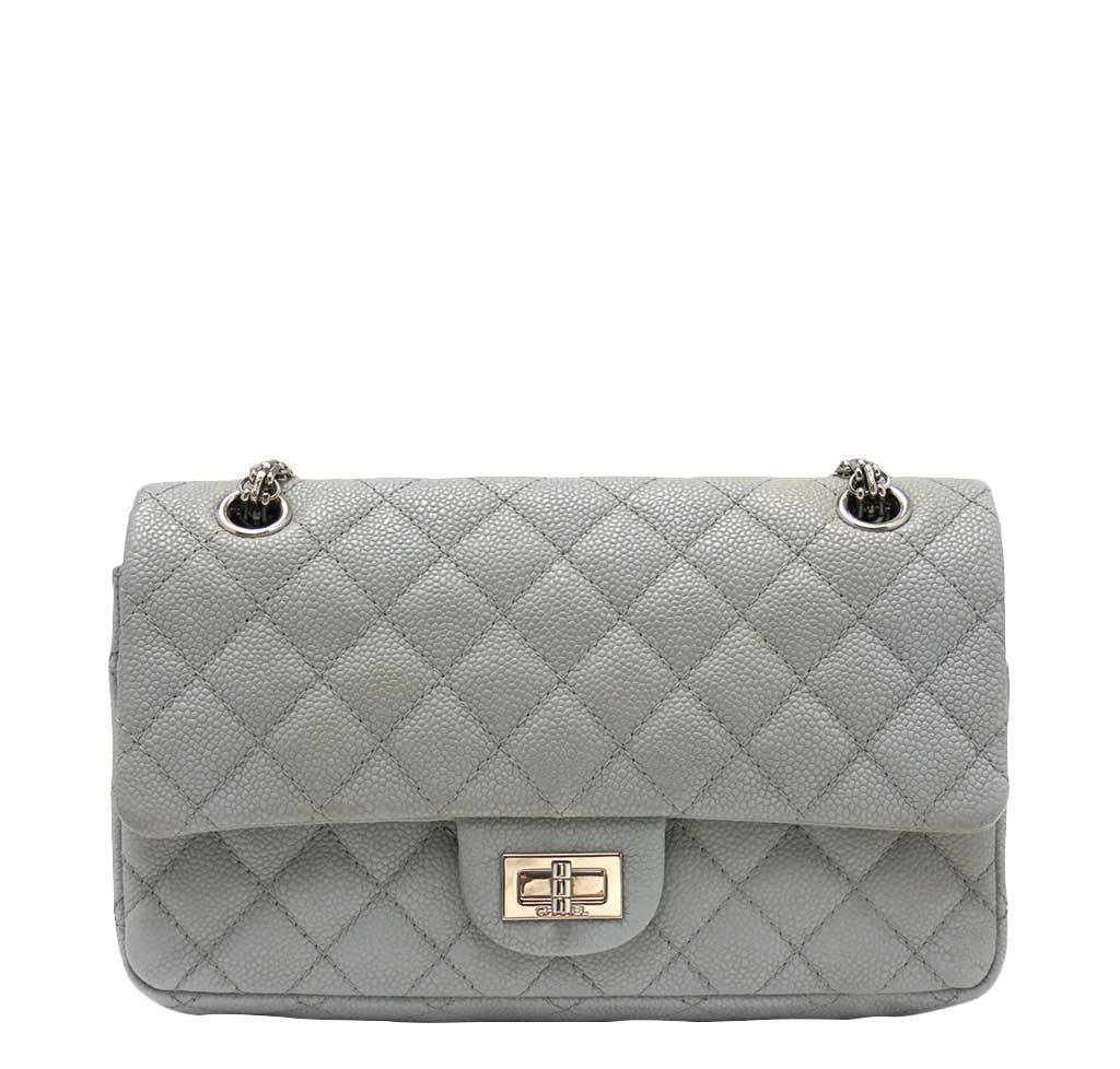 light grey chanel bag