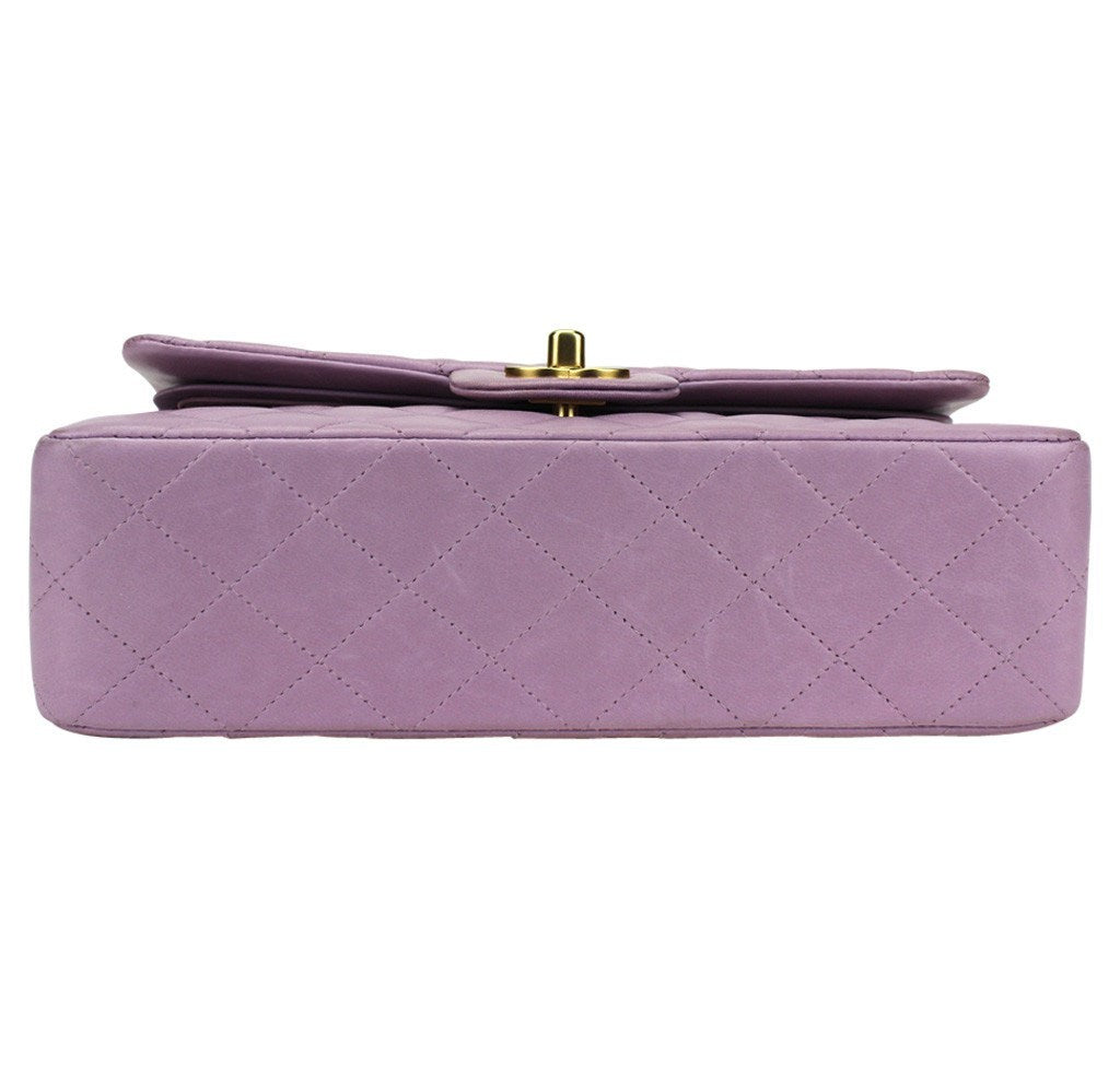 Chanel Flap Bag Light Purple - Lambskin Leather | Baghunter