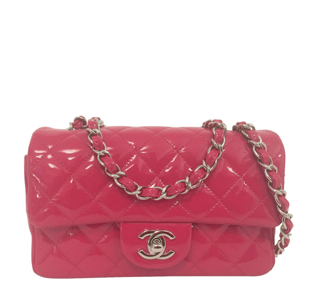 chanel mini patent leather