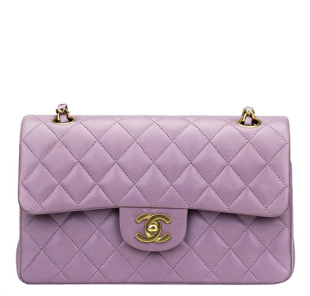 chanel handbags purple