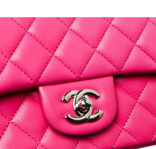 Chanel Mini Classic Flap Bag Pink - Lambskin | Baghunter