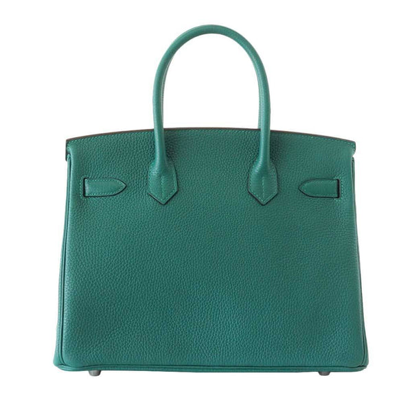 Hermès Birkin 30 Malachite Clemence Leather PHW | Baghunter