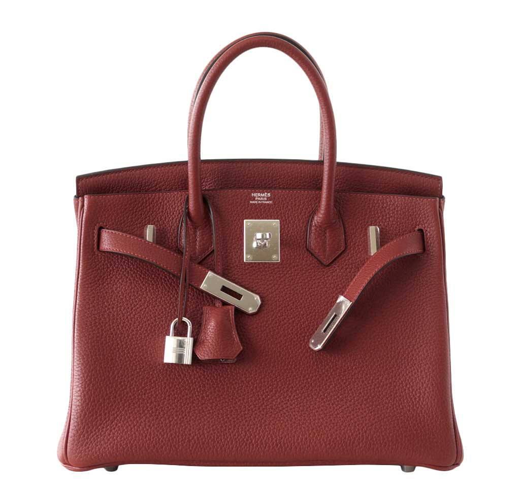 Hermès Birkin 30 Rouge H - Togo Leather PHW | Baghunter